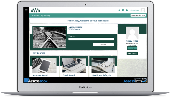 AssessBook ha permesso a GWR di ridurre la perdita di competenze durante il lockdown