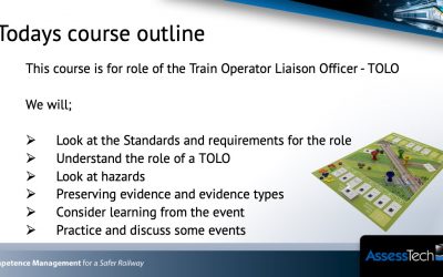 Support for GTRailway to understand the role of a TOLO